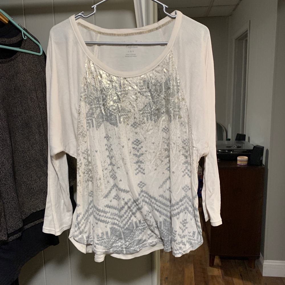 AE Long Sleeve Rubbed T-Shirt